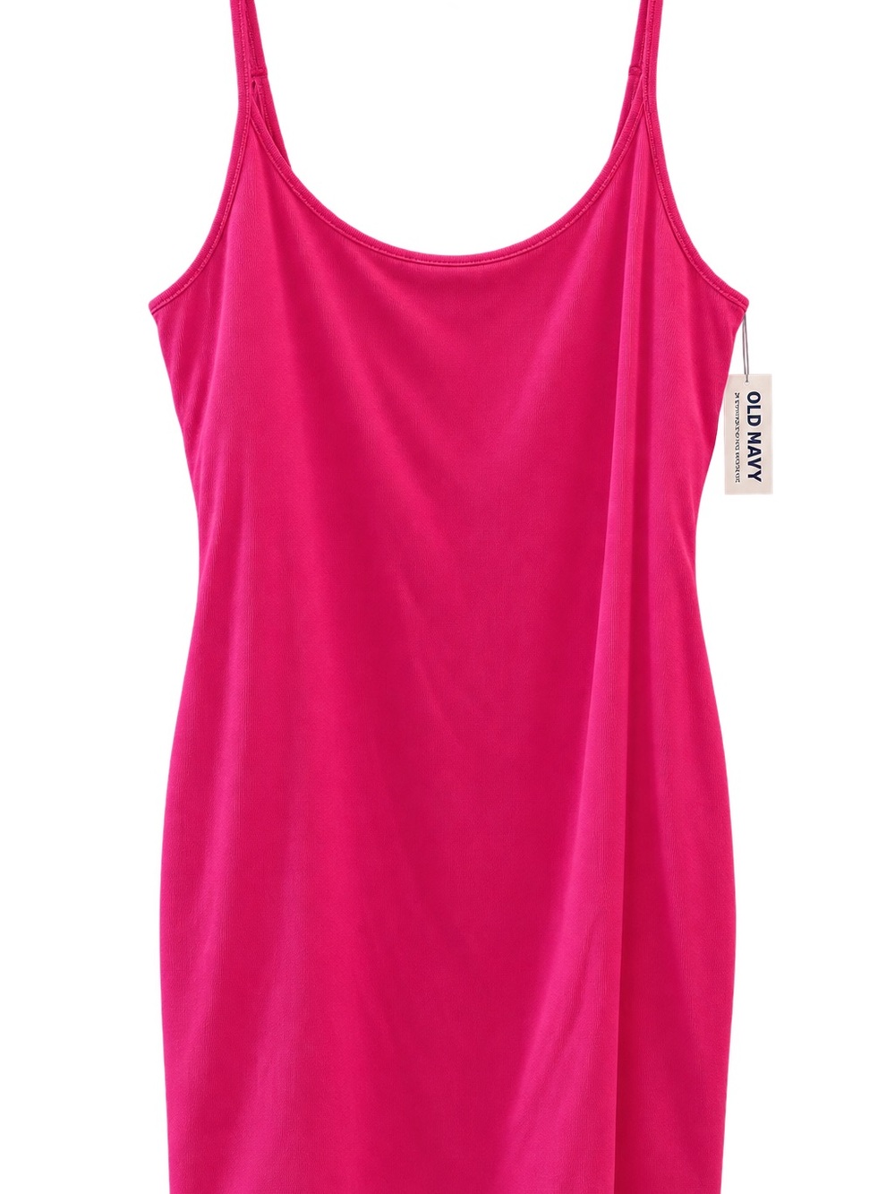 Old Navy Women's Hot Pink Seamless Slip Tank Dress